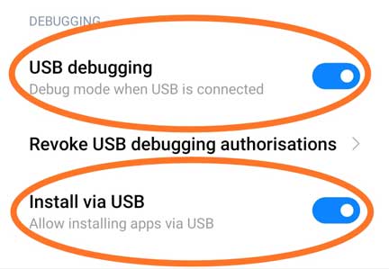 Menyalakan USB Debugging di Android