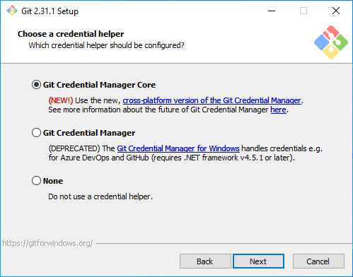 Credential helper pada Git