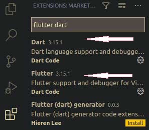Flutter Dart extension